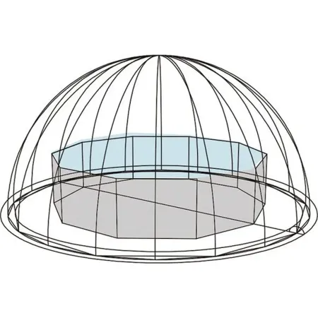 Copertura Piscina Cupola Rotonda Toi 4982