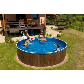 Piscina Azuro in Finto Legno 460x120