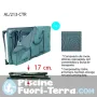 Set Crespo tavolo y 2 sedie a braccioli con poggiapiedi multifibra
