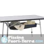 Set Crespo tavolo y 2 sedie a braccioli con poggiapiedi multifibra
