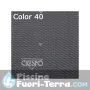 Sdraio con cuscino multiposizione elastica in alluminio e multifibra