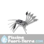 Sdraio con cuscino multiposizione in alluminio e multifibra