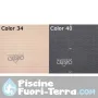 Sdraio con cuscino multiposizione in alluminio e multifibra