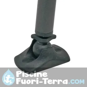 Tavolo rettangolare in alluminio e gambe telescopiche allungabili 110x70 cm