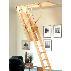 Scala retrattile di Legno Cadet 2 ISO per Mansarde