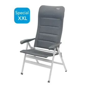 Sedia a braccioli Deluxe XXL multifibra imbottito 7 posizioni extra largo