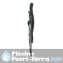 Sedia a braccioli extrapiatta Air Elegant 7 posizioni ovattata
