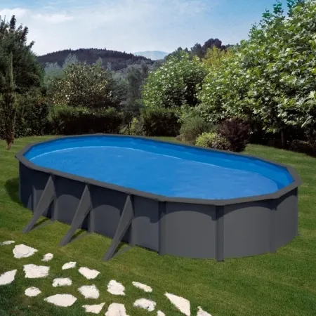 Piscina Gre Antracite 730x375x120 KIT730GY