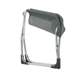 Sedia a braccioli multiposizione natur elegant in alluminio verniciato