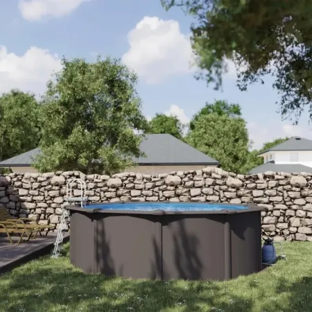 Piscina Gre Antracite 350x132 KITPR358GY