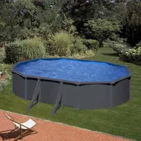 Piscina Gre Antracite 610x375x132 KITPROV618GY