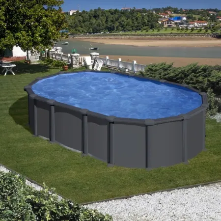Piscina Gre Antracite 610x375x132 KITPROV6188GY