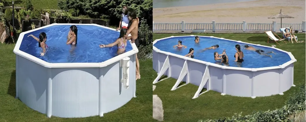 Piscine fuori terra prezzi Piscine seminterrate in acciaio prezzi
