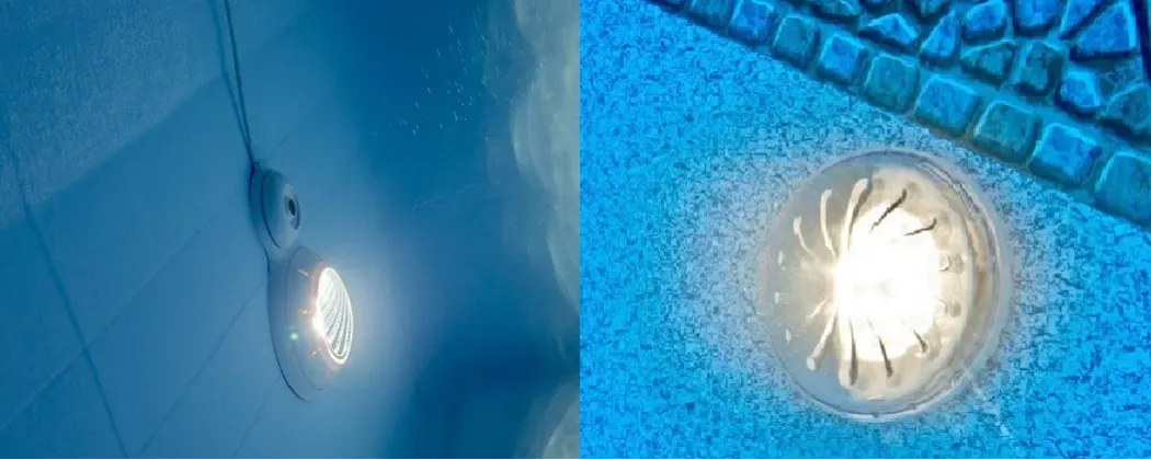 1070806 - LAMPADA RICARICABILE CORONA BIANCA LUCE LED RGB PER PISCINA FUORI  TERRA - AQUATECNICA