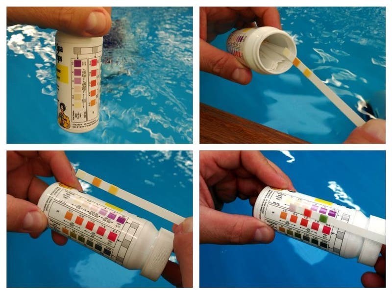Come misurare i parametri dell'acqua della piscina