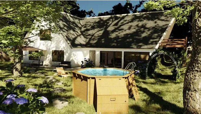 Cabina Tecnica per Piscine in Legno